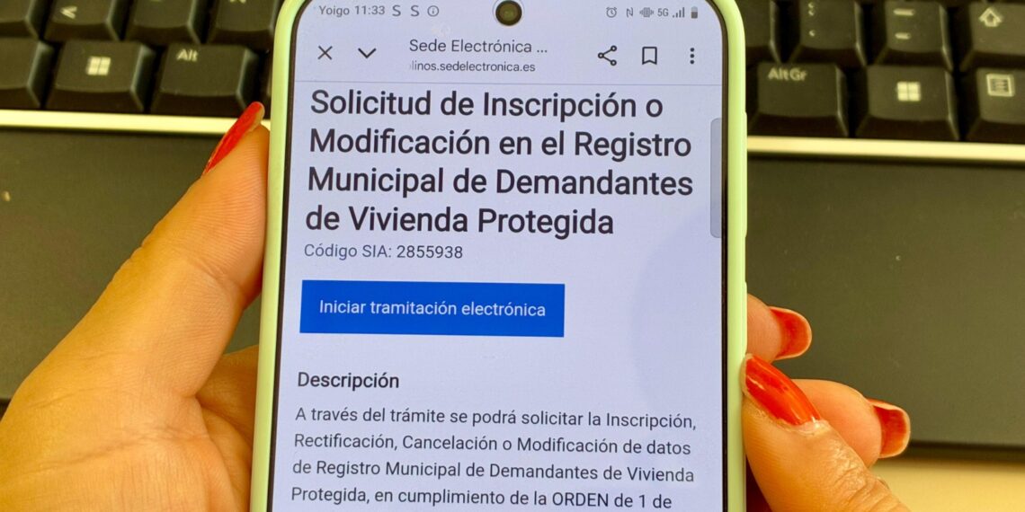 Torremolinos habilita la solicitud de inscripción en el Registro Municipal de Demandantes de Vivienda Protegida a través de la Sede Electrónica