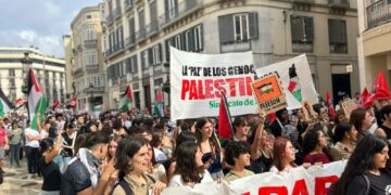 La huelga nacional por Palestina llega a Málaga y obliga a establecer servicios mínimos