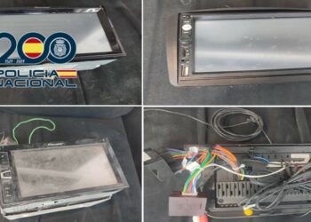 La Policía Nacional detiene a un hombre por nueve robos con fuerza en interior de vehículos en Málaga
