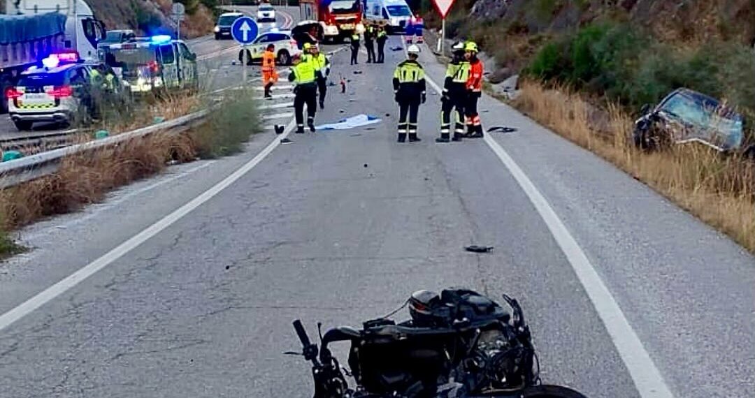 La carretera de la muerte se cobra otra vida: fallece un motorista de 18 años en Coín