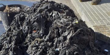 Hidralia recoge media tonelada al día de toallitas en la Costa del Sol