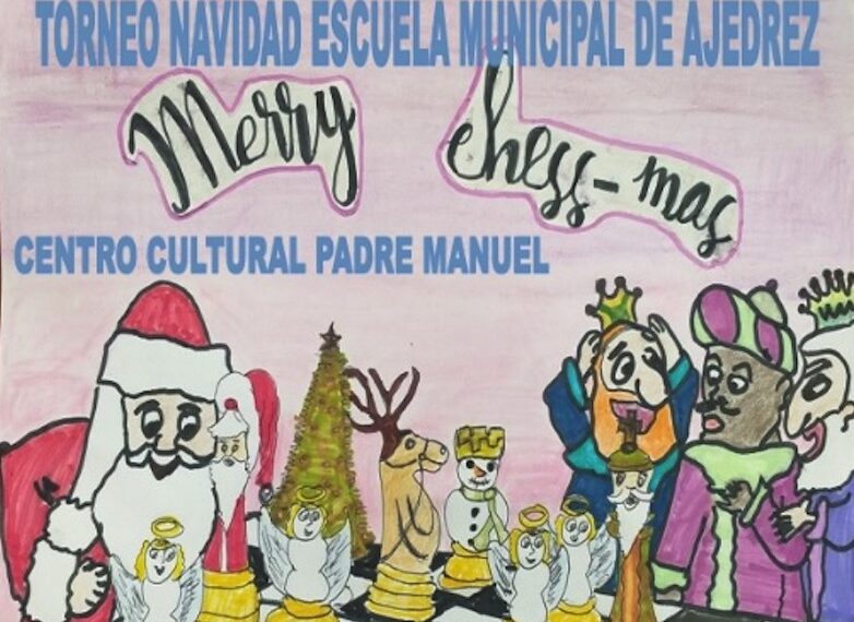 Abiertas las inscripciones para el tradicional Torneo de Navidad 2025 de la Escuela Deportiva Municipal de Ajedrez