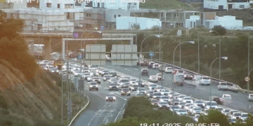 Tres accidentes de tráfico vuelven a atascar la A-7 en Rincón, Ciudad Jardín y Calahonda