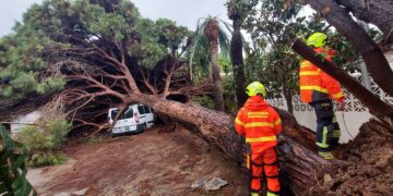 La borrasca Claudia obliga a los servicios de emergencia a realizar 36 intervenciones en Marbella