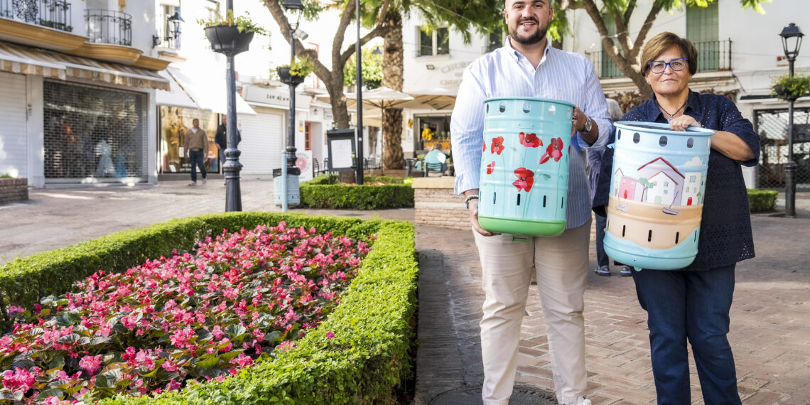 Más de medio centenar de papeleras decorativas y transformadas en arte urbano serán ubicadas en el Casco Antiguo de Marbella