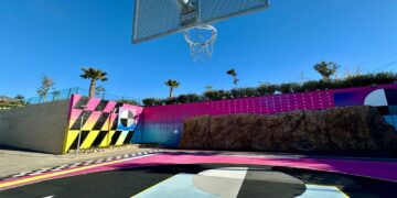 Fuengirola amplía la oferta deportiva del Parque de La Loma con la creación de una cancha de baloncesto 3×3