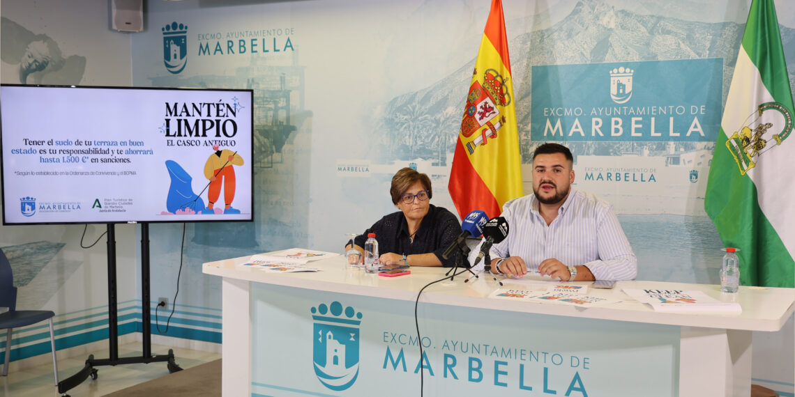 Marbella lanza la campaña ‘Mantén limpio el Casco Antiguo’ para concienciar a comerciantes y vecinos sobre el cuidado del centro histórico