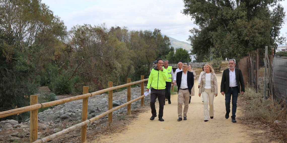 Marbella avanza en la renaturalización del Guadaliza, ya ejecutada al 85%, que reforestará a más de 8.000 especies autóctonas