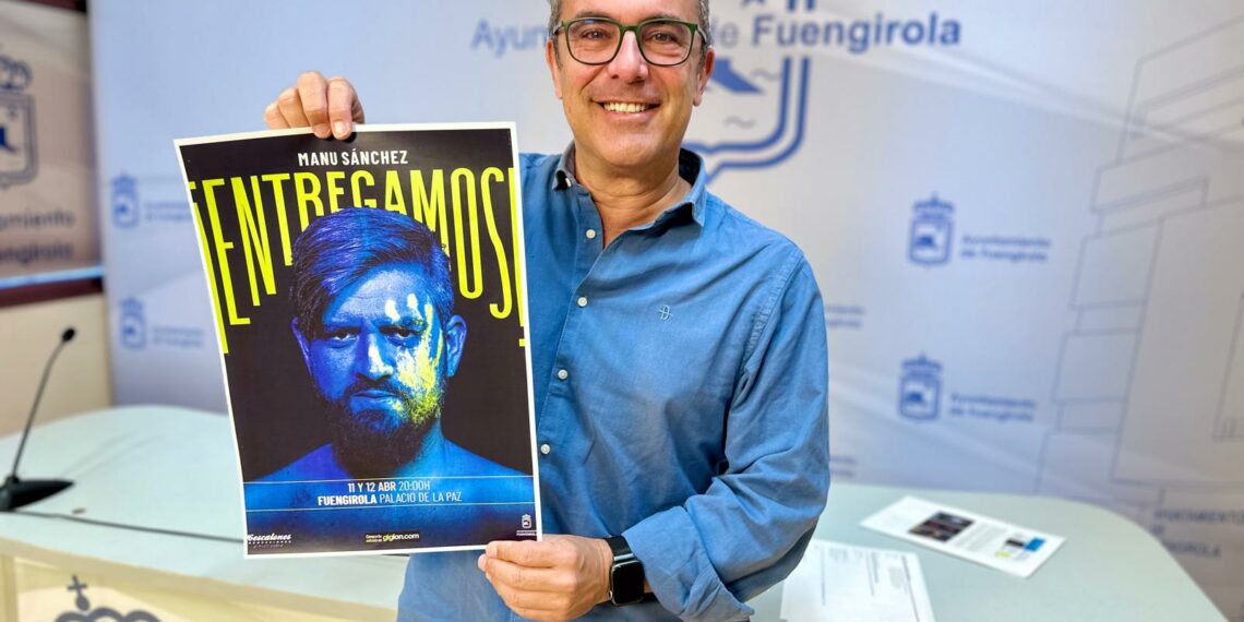 Manu Sánchez presentará en el Palacio de la Paz de Fuengirola su nuevo espectáculo ‘Entregamos’ los días 11 y 12 de abril