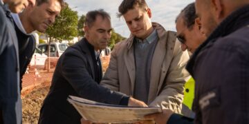 Benalmádena inicia la construcción de una pista polideportiva en Santangelo Norte con una inversión superior a los 80.000 euros