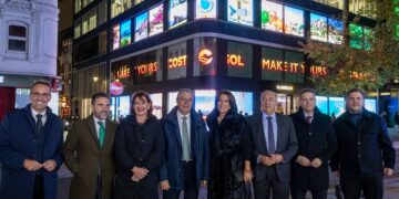 La Costa del Sol conquista a los viajeros británicos con una ambiciosa acción publicitaria en el corazón de Londres