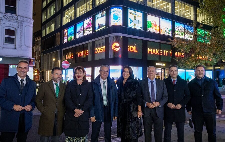 La Costa del Sol conquista a los viajeros británicos con una ambiciosa acción publicitaria en el corazón de Londres