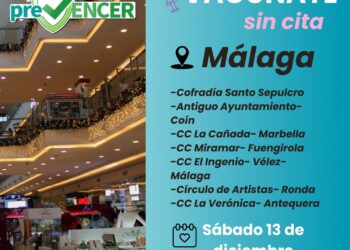 La Junta organiza una jornada de vacunación sin cita este sábado en centros comerciales