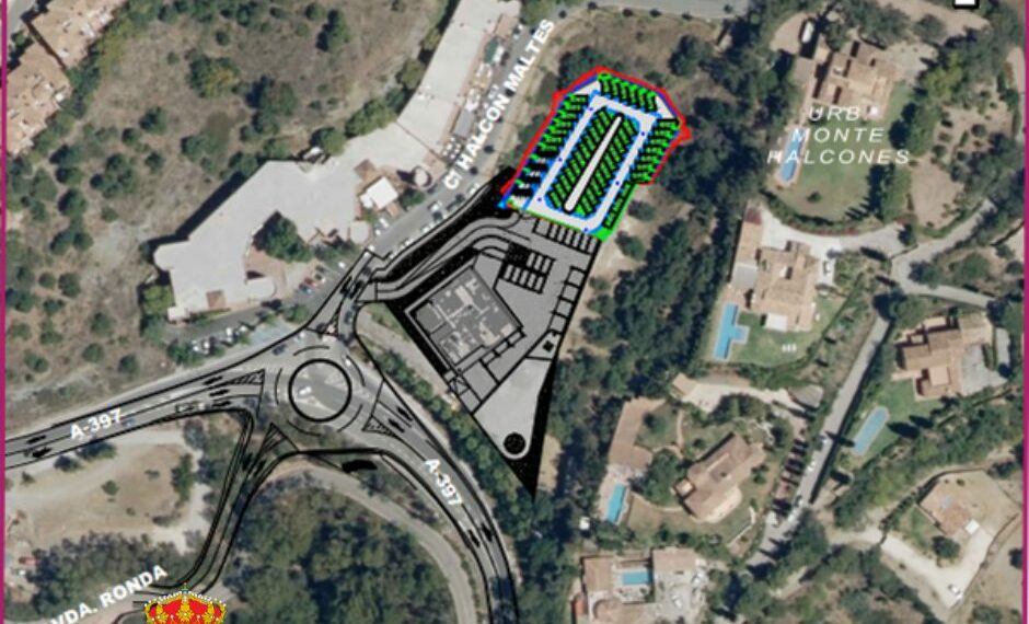 Aprobado el proyecto de creación de un aparcamiento con 47 plazas en Urbanización Monte Halcones