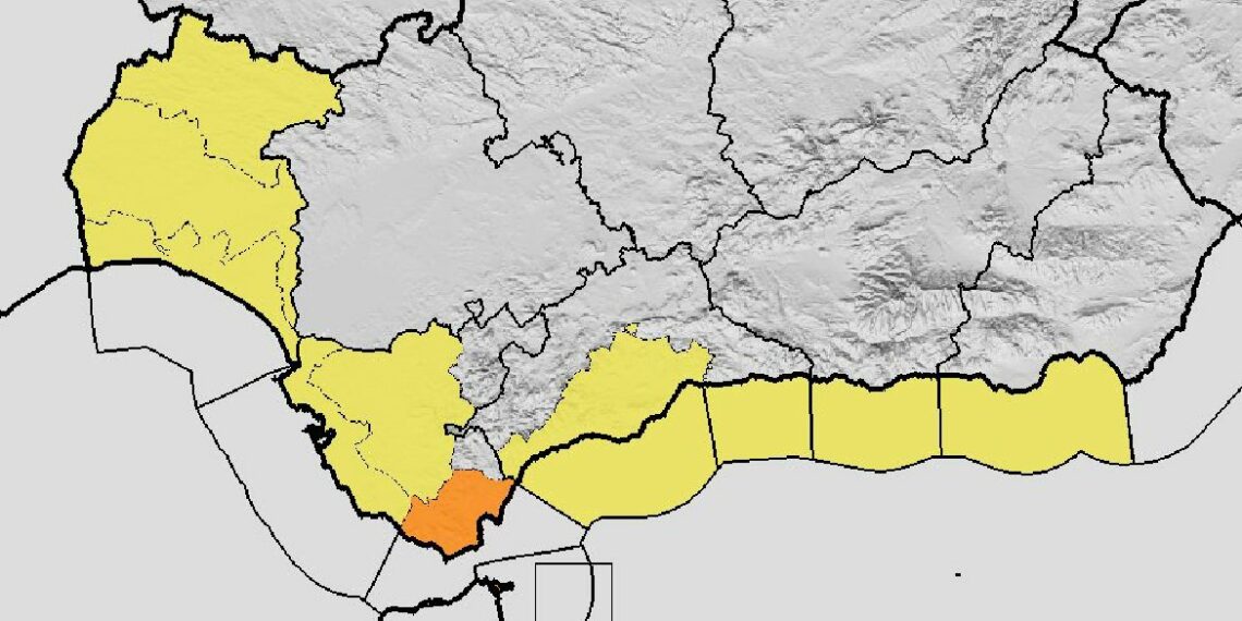 La borrasca Bram provoca alertas amarillas por lluvias y viento en la Costa del Sol