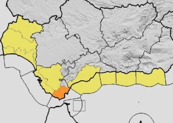 La borrasca Bram provoca alertas amarillas por lluvias y viento en la Costa del Sol