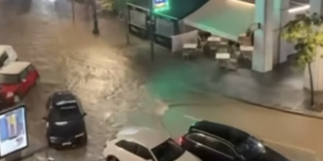 El temporal azota a la provincia de Málaga: Guaro y Monda acumulan ya los 120 litros