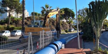 Comienzan las obras del primer del tramo de la autovía del agua entre Benalmádena y Torremolinos