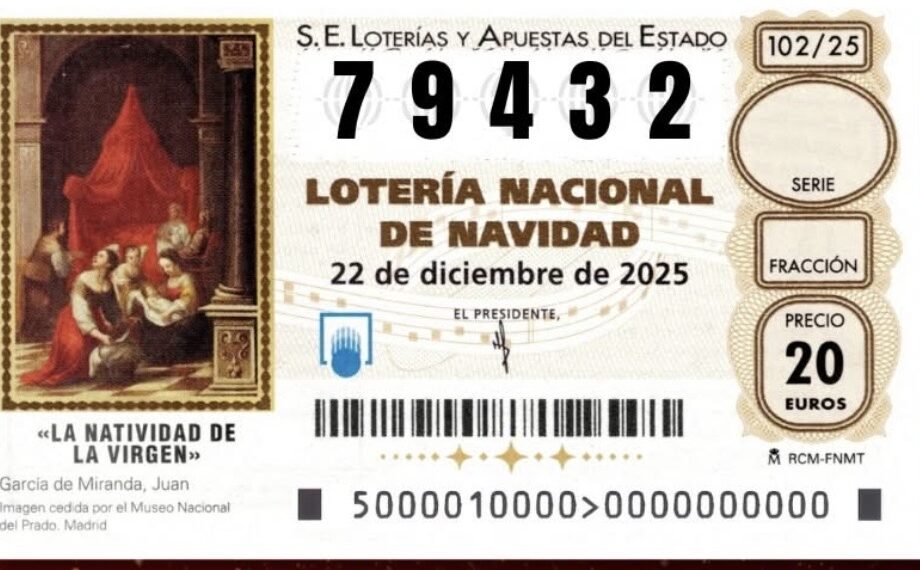 ¡El Gordo de Navidad es el 79432!