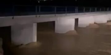 Temor ante la crecida del río Guadalhorce en Cártama: «Esto pinta regular»