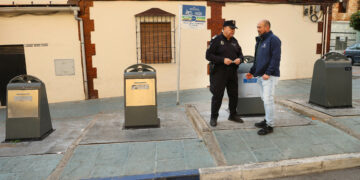 El refuerzo de la Policía Local en la vigilancia del cumplimiento de la ordenanza de residuos deja más de un millar de actas de infracción en 2025