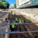 Cultura constata el hallazgo de una necrópolis romana de los siglos II-IV en la obra del Metro de Málaga