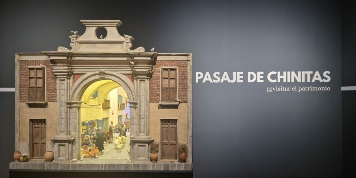 El Museo de Málaga expone un Belén inspirado en el Pasaje Chinitas de la ciudad