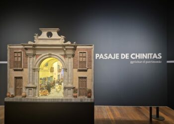 El Museo de Málaga expone un Belén inspirado en el Pasaje Chinitas de la ciudad