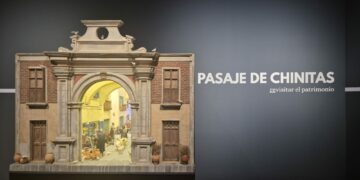 El Museo de Málaga expone un Belén inspirado en el Pasaje Chinitas de la ciudad