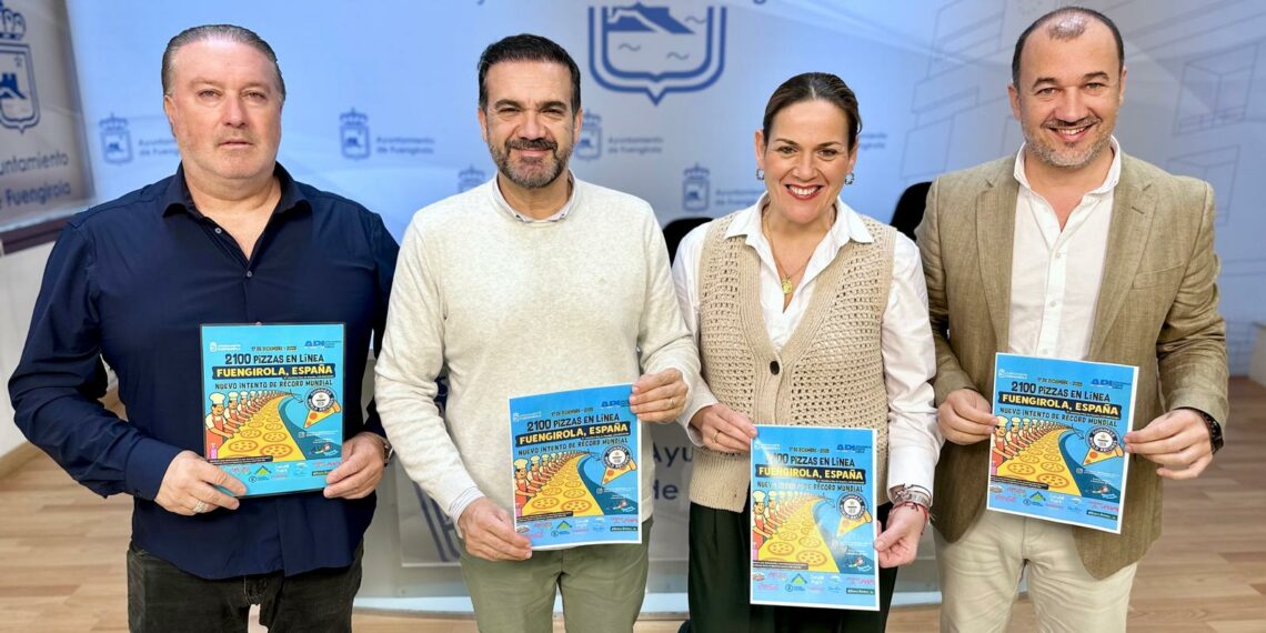 El Paseo Marítimo de Fuengirola será escenario del intento de récord mundial de más pizzas en línea