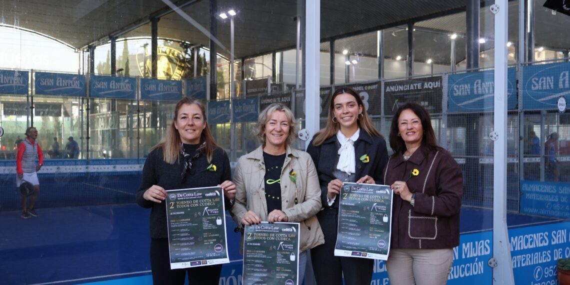 El Ayuntamiento de Mijas colabora con el II torneo benéfico de pádel ‘Todos con Cudeca’ para financiar equipos médicos a domicilio