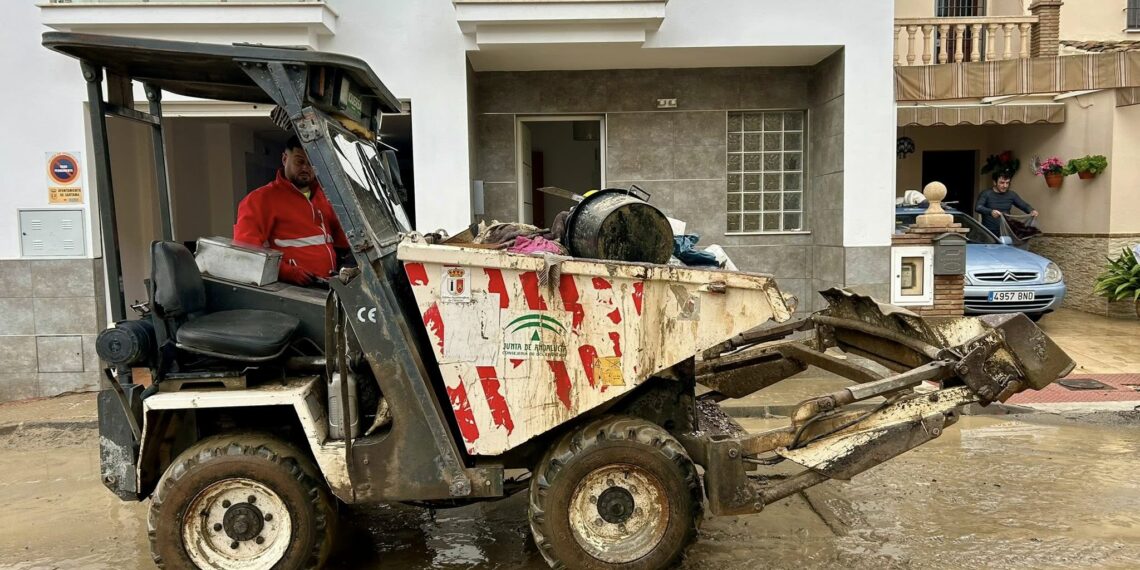 Asciende a medio millar el número de incidencias atendidas en Andalucía por el temporal