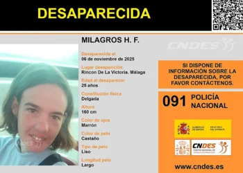 Denuncian la desaparición de Milagros, una joven de 25 años, en Rincón de la Victoria