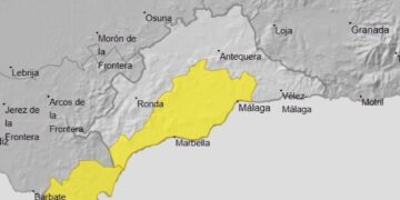 Ya es oficial: la AEMET activa el aviso amarillo por lluvias en la Costa del Sol a las puertas de la Cabalgata de Reyes