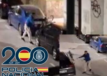 Detenido un hombre que causó daños en ocho vehículos usando una bicicleta como arma arrojadiza contra lunas y retrovisores