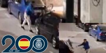 Detenido un hombre que causó daños en ocho vehículos usando una bicicleta como arma arrojadiza contra lunas y retrovisores