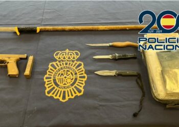 La Policía Nacional detiene en Málaga al casero de un inmueble por amenazar con un arma de fuego a su inquilino