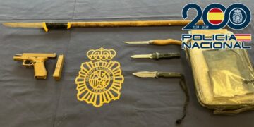 La Policía Nacional detiene en Málaga al casero de un inmueble por amenazar con un arma de fuego a su inquilino