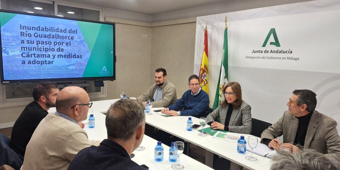 La Junta encargará un estudio de caudales para determinar las medidas necesarias que reduzcan la inundabilidad de Cártama