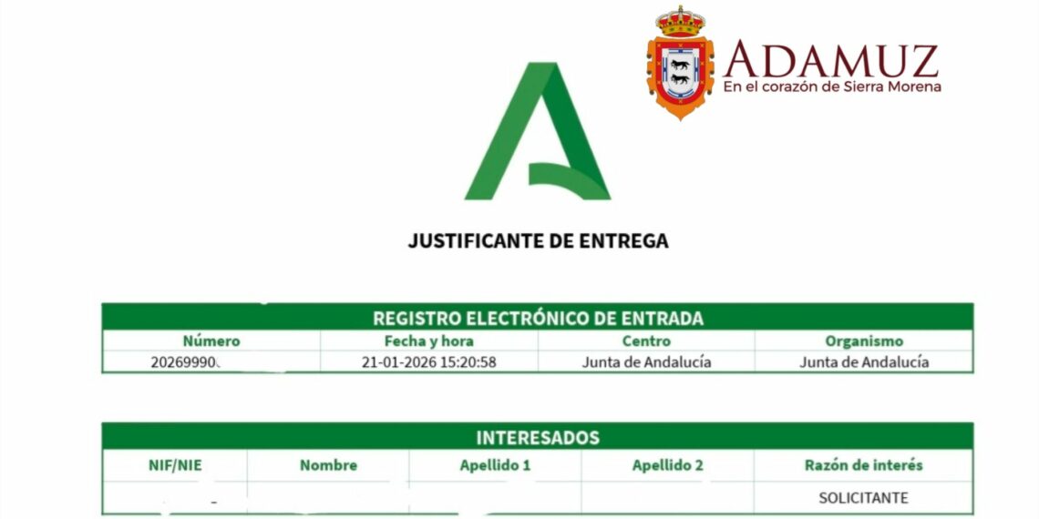 SOS Desaparecidos pide la Medalla de Andalucía a la Solidaridad para el pueblo de Adamuz