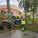 Bomberos trabajan en más de una veintena de incidencias por el temporal en Málaga
