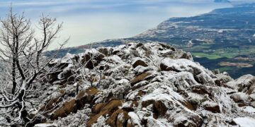 Una masa de aire polar llega a la Costa del Sol con lluvias, nieve y mínimas de hasta 2ºC