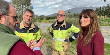 El temporal generado por la borrasca Francis moviliza un operativo especial en Mijas con múltiples incidencias pero sin daños graves