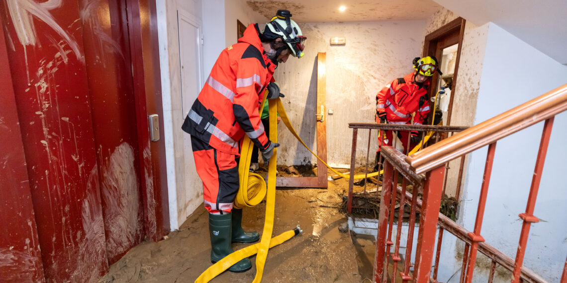 El CPB y los equipos de conservación de Diputación realizan 35 intervenciones desde ayer domingo por las fuertes lluvias