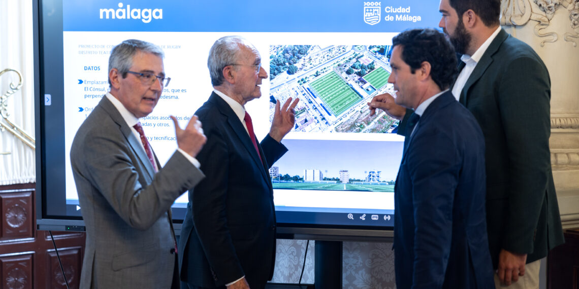 Diputación y el Ayuntamiento de Málaga construirán un nuevo campo de rugby en Teatinos-Universidad