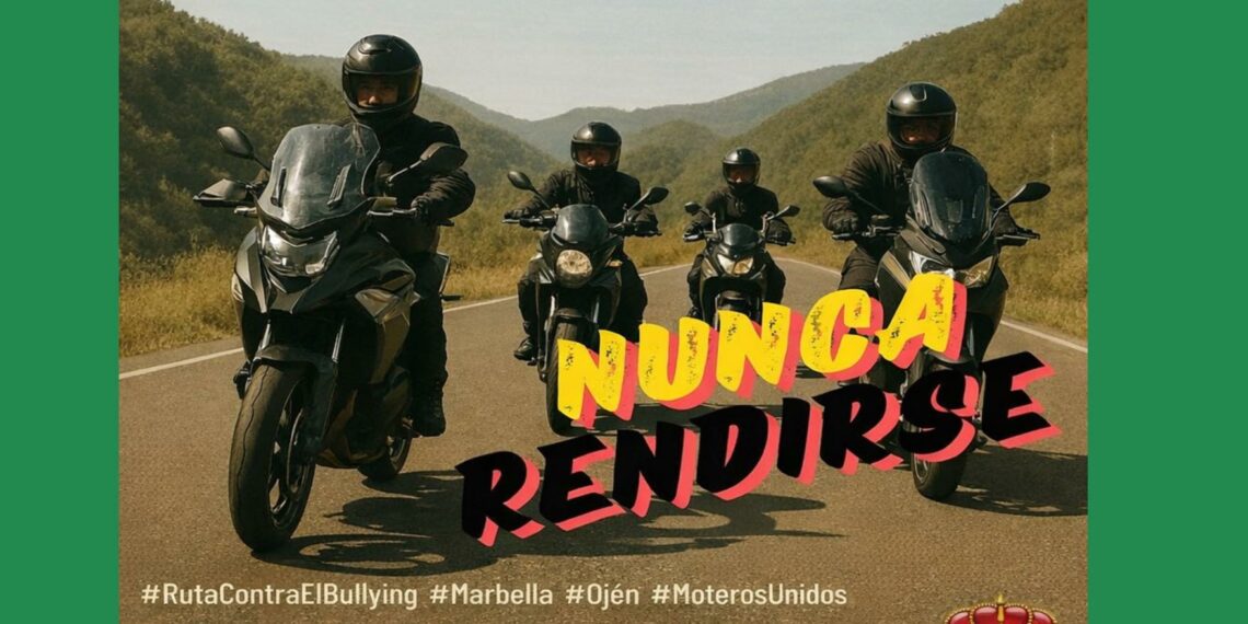 Ojén y Marbella se unen en una ruta motera solidaria contra el acoso escolar: «En memoria de Sandra Peña»