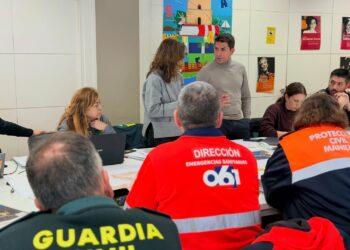La Agrupación de Voluntarios de Protección Civil Local de Málaga se desplazan a Casares