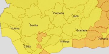 La borrasca Oriana activa nuevos avisos en la provincia de Málaga por lluvias y viento