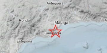 Registrado un terremoto de magnitud 2.8 esta mañana en Benalmádena