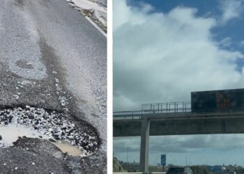 “¿Dónde está la seguridad?”: conductores estallan por los socavones y el deterioro de la A-7 en la Costa del Sol